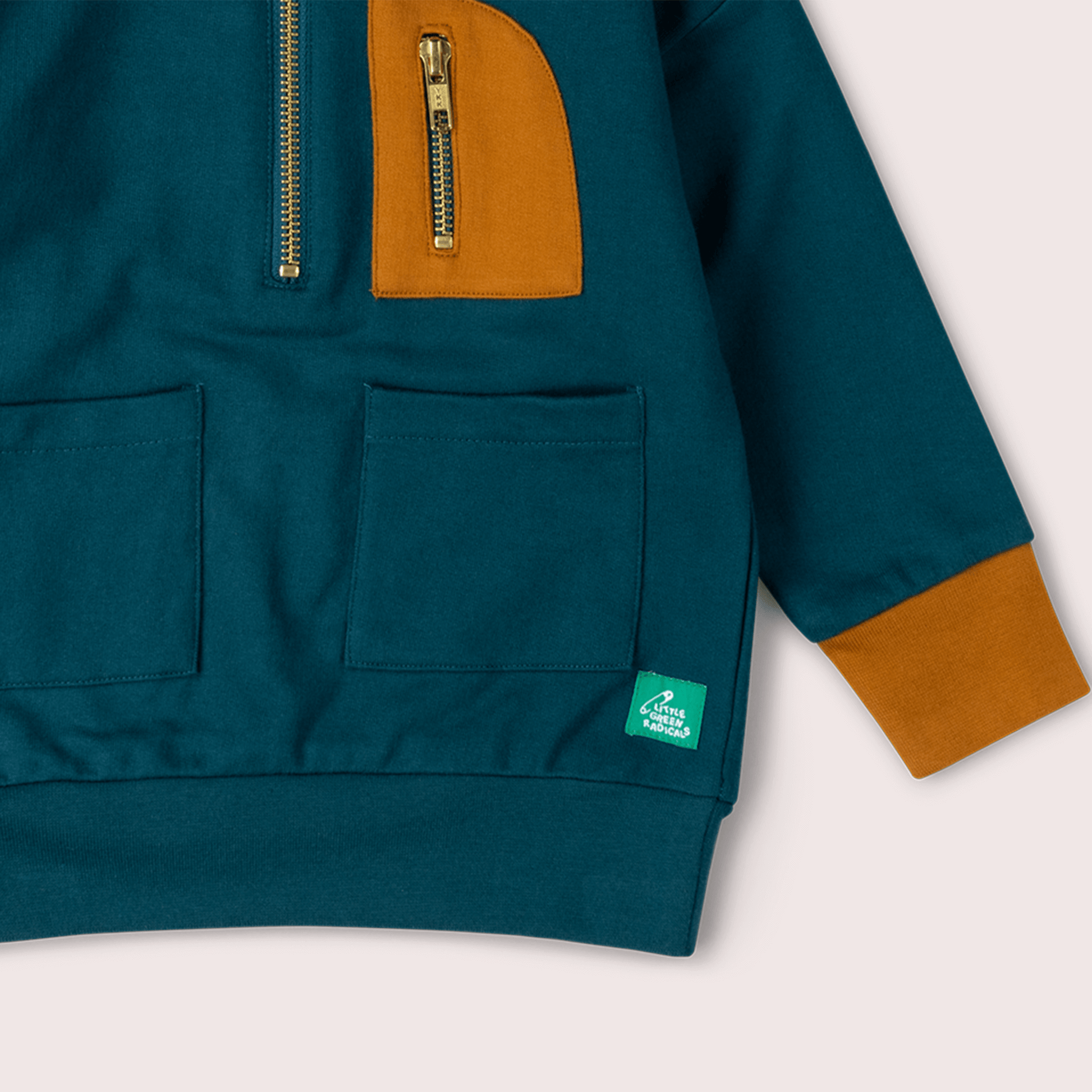 Atlantic Deep Quarter Zip Hoodie Blue / 18-24m