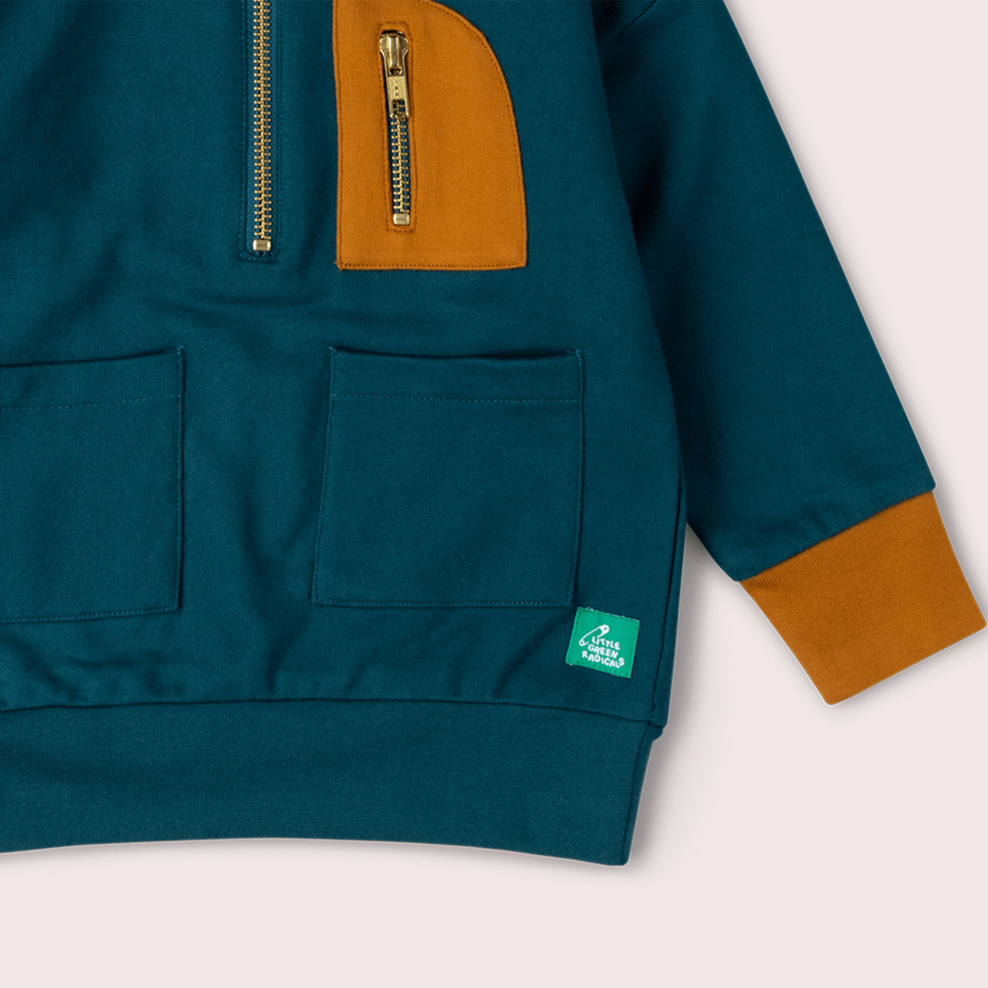 Atlantic Deep Quarter Zip Hoodie Blue / 18-24m