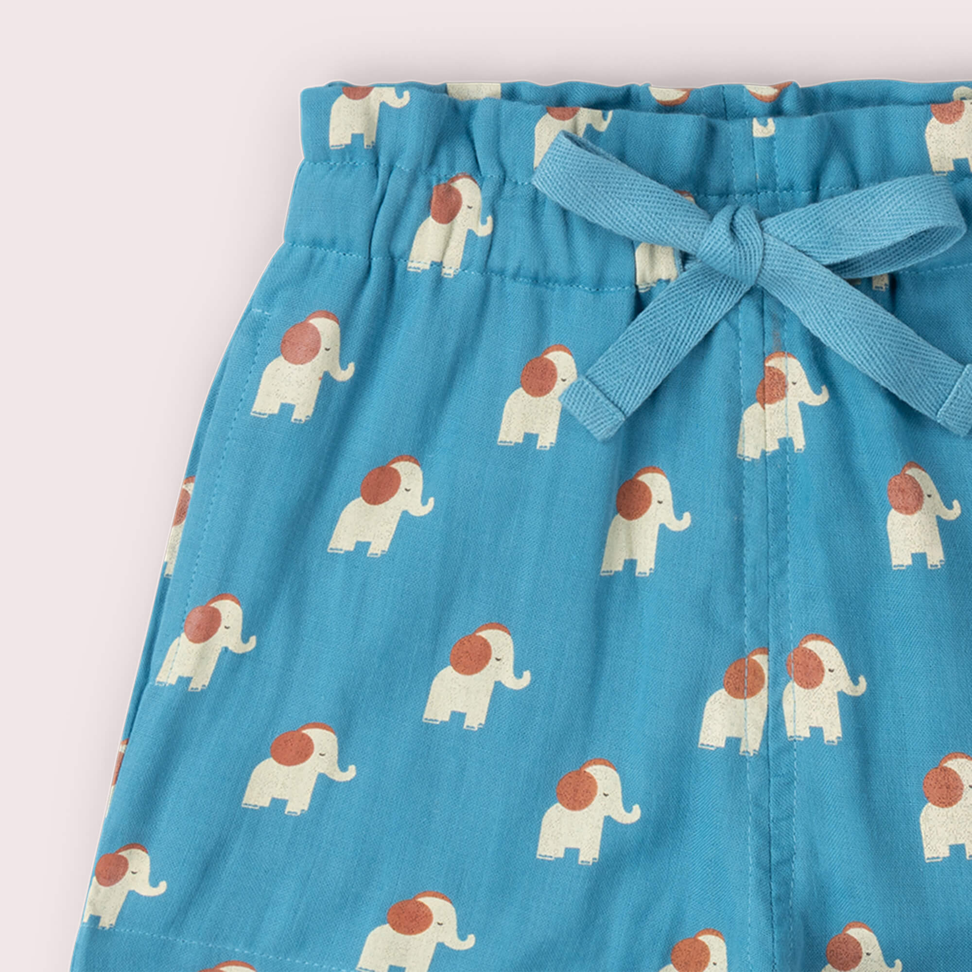 Blue Elephants By The Sea Shorts Blue / 18-24m