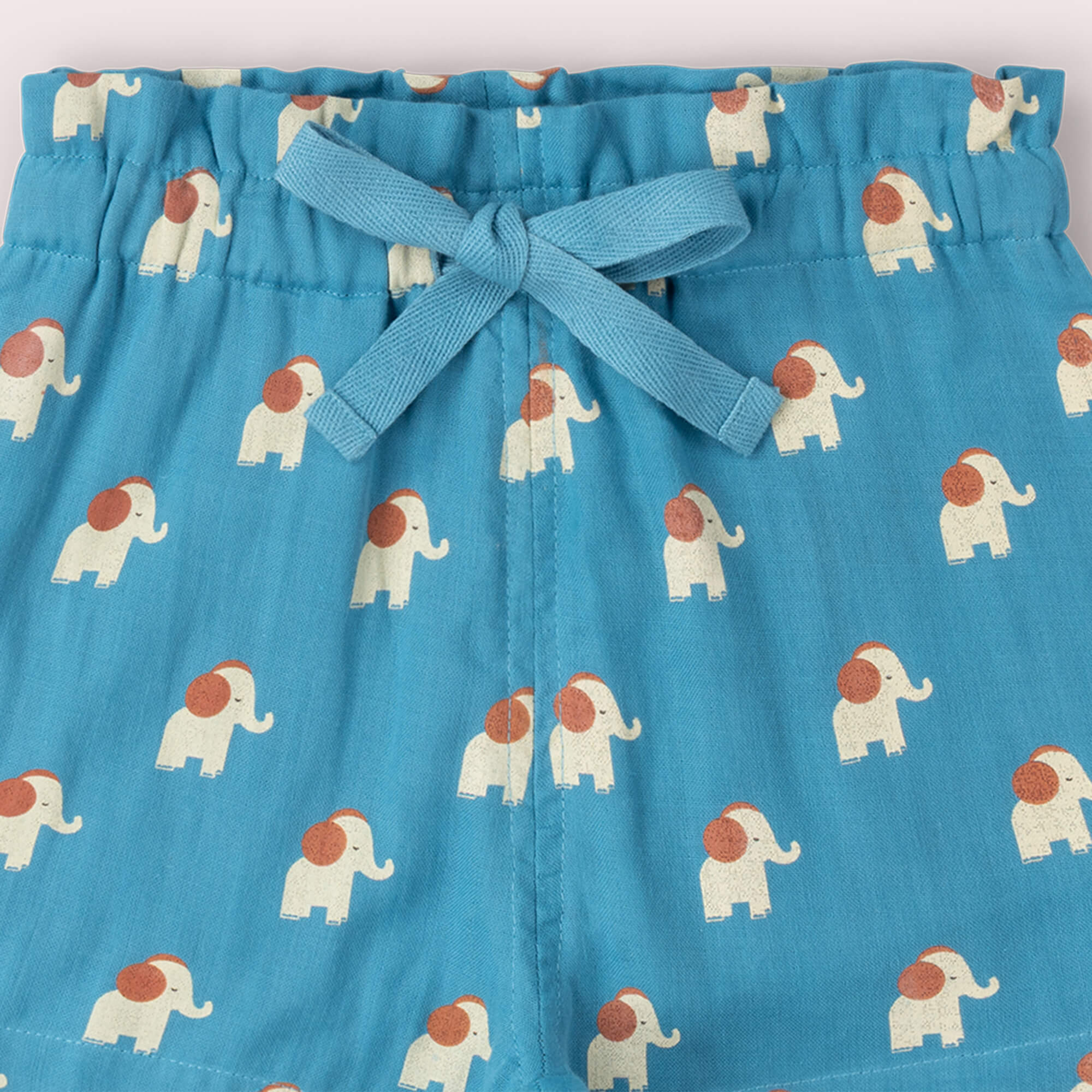 Blue Elephants By The Sea Shorts Blue / 18-24m