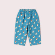 Blue Elephants Reversible Pull On Trousers Blue / 18-24m