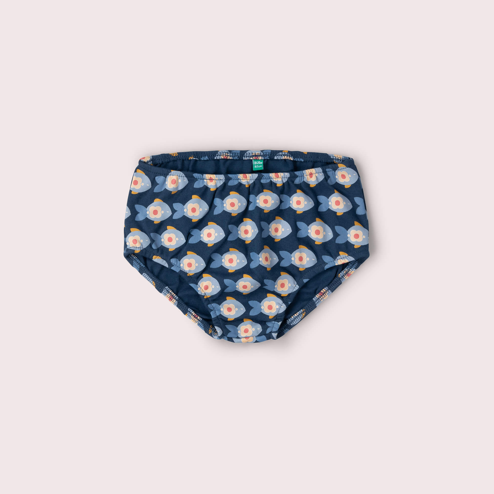 Little Fish Easy Peasy Summer Dress Blue / 18-24m