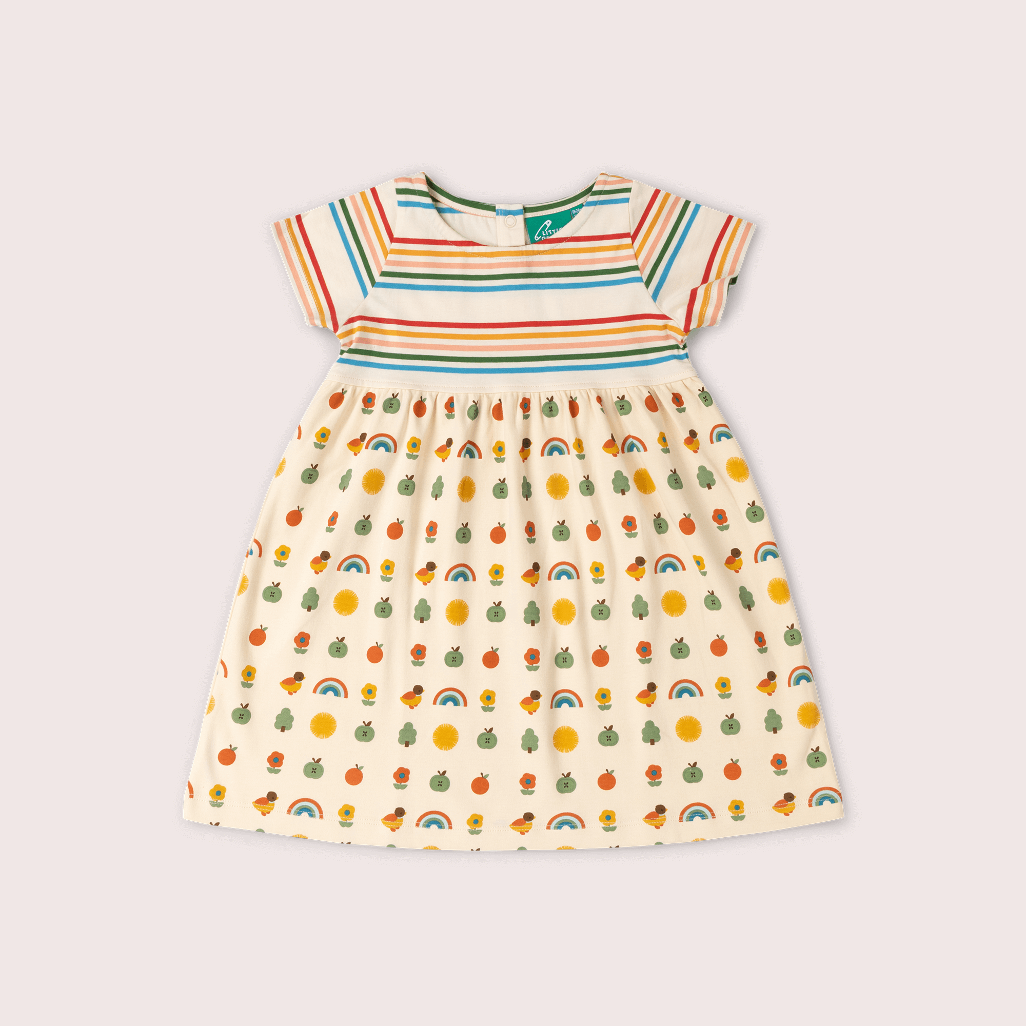 Vintage Rainbows Easy Peasy Summer Dress MULTI / 18-24m