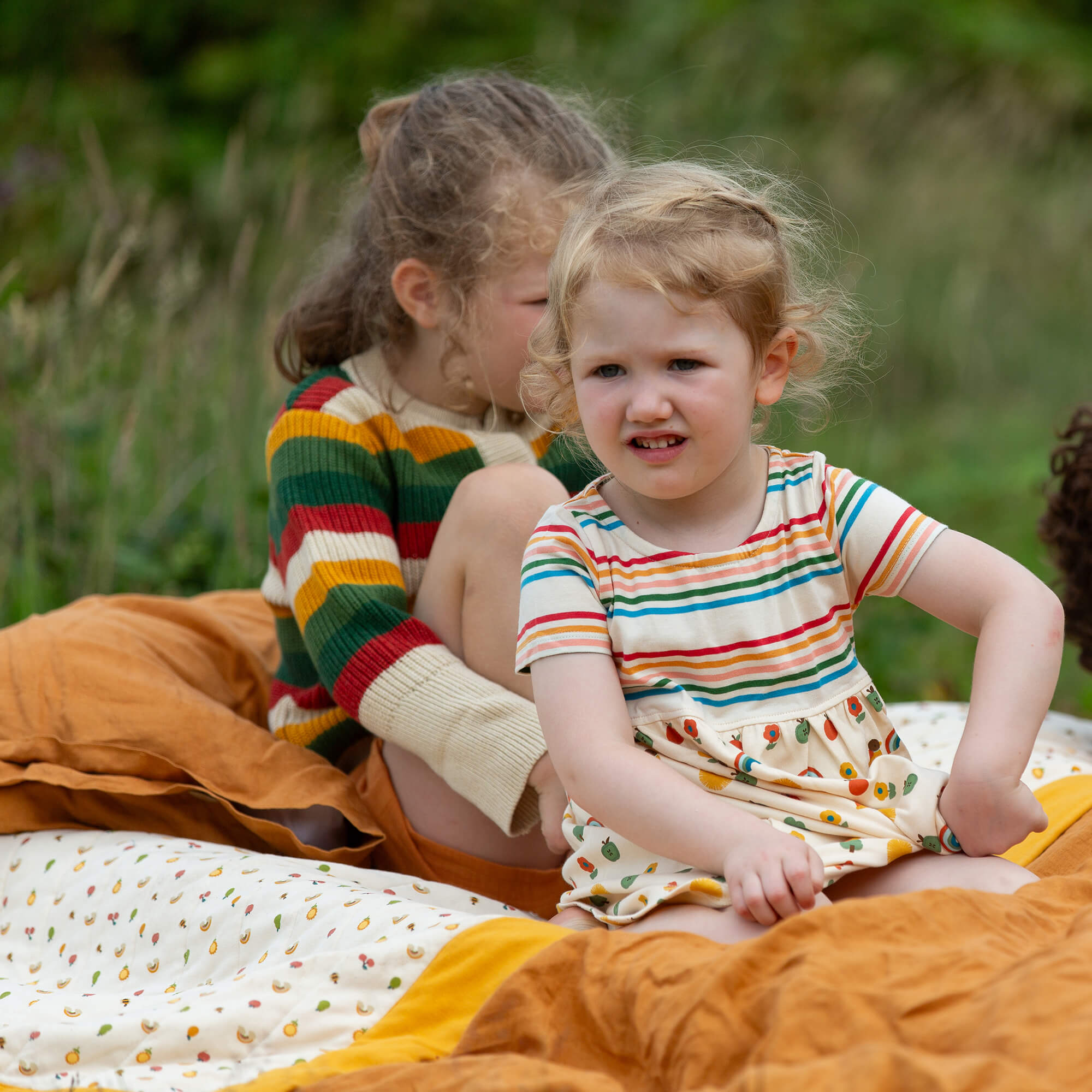 Vintage Rainbows Easy Peasy Summer Dress MULTI / 18-24m