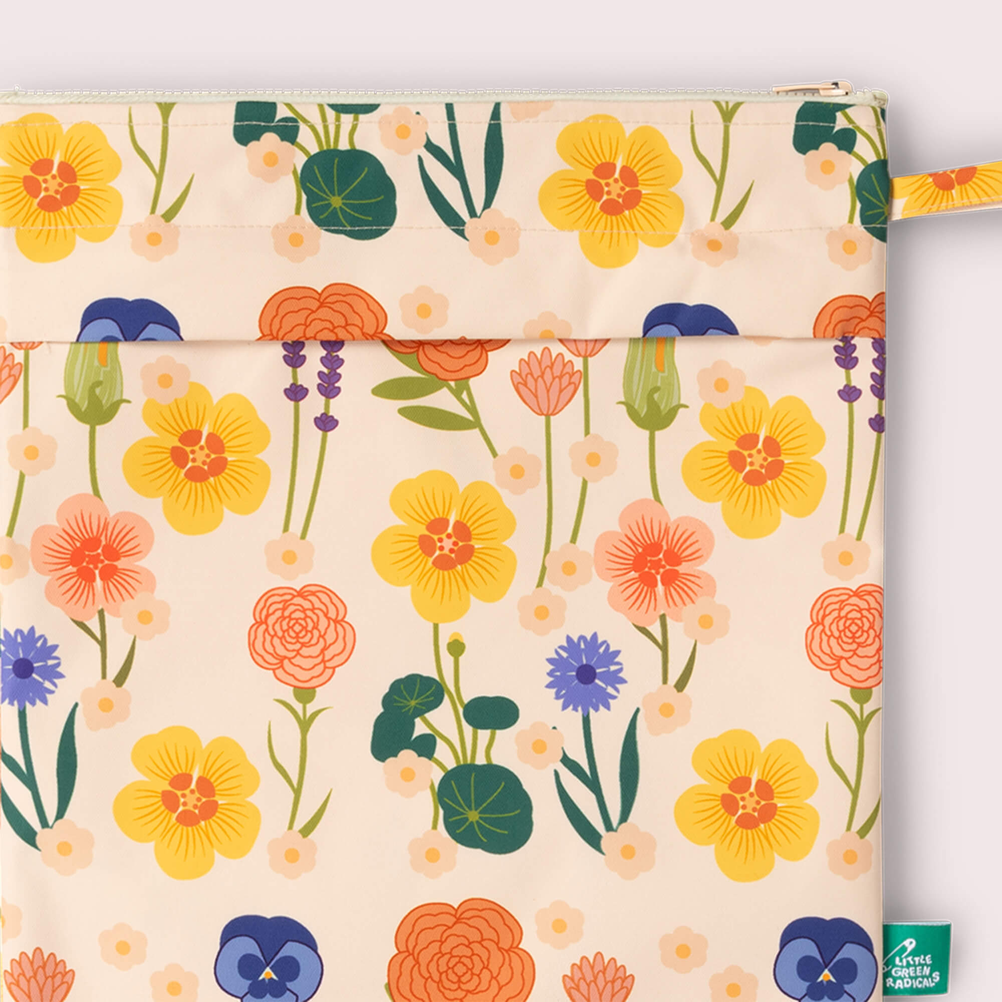 Flower Meadow Recycled Waterproof Wet Bag MULTI / one size