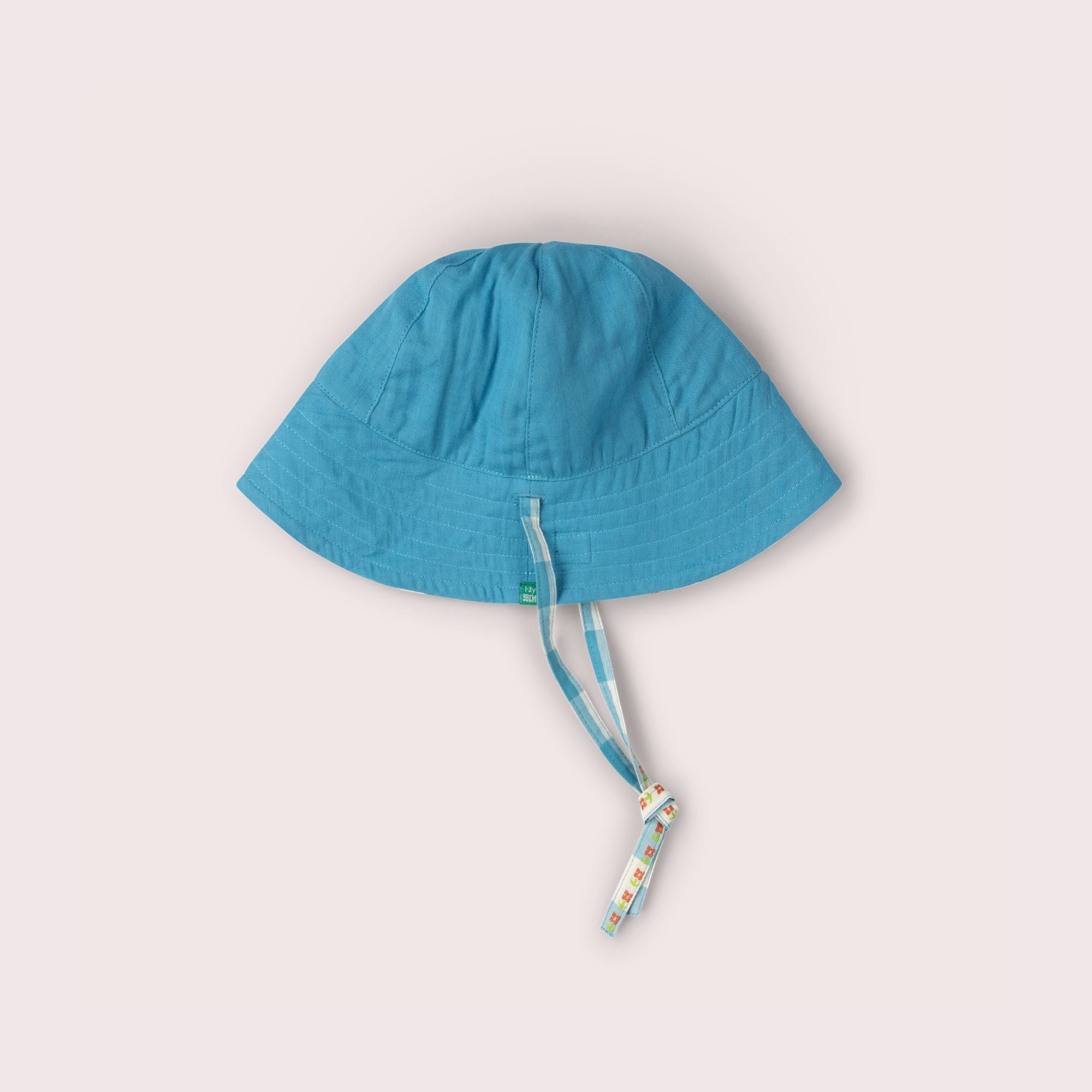 Blue Flowers Reversible Sunhat