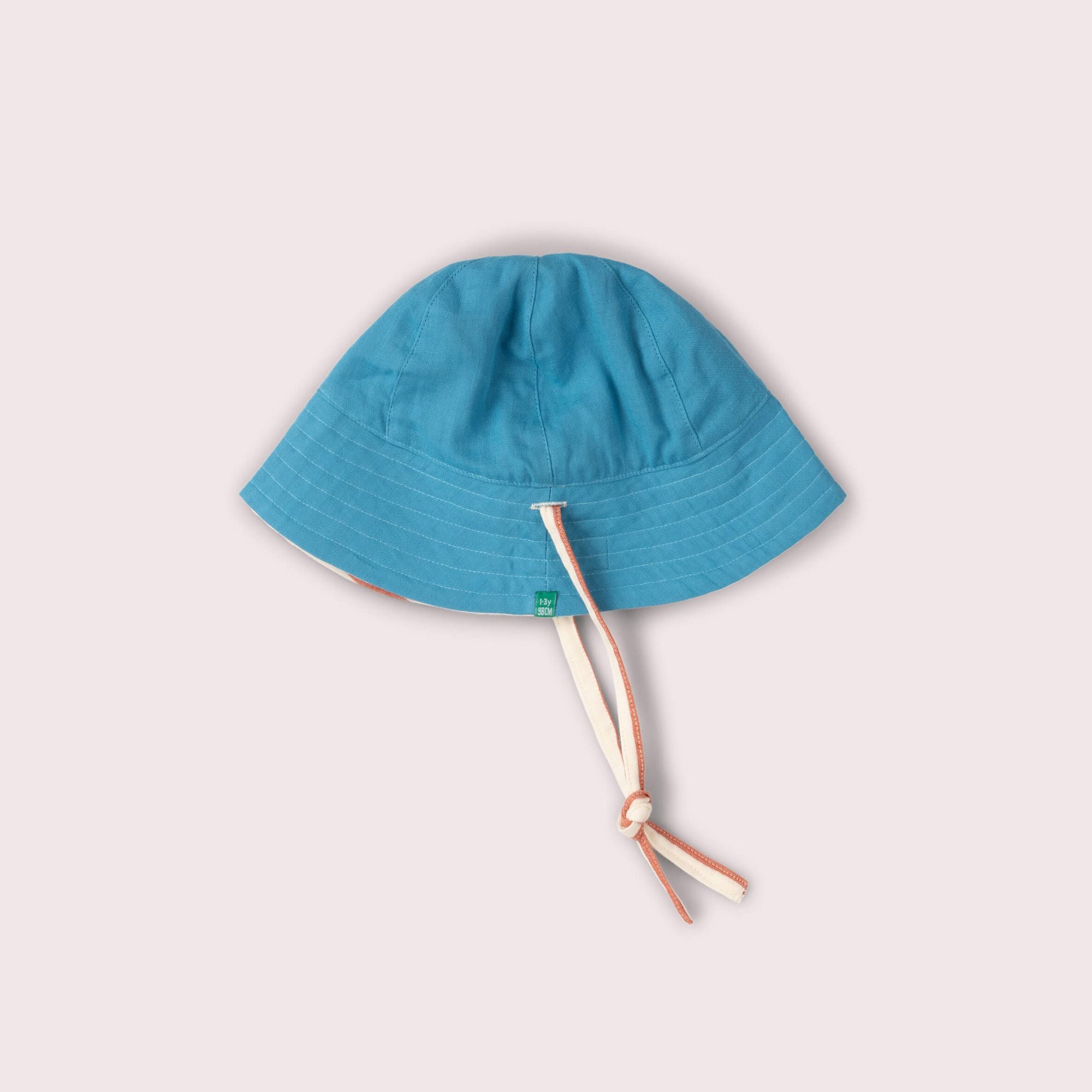 Vintage Red Stripe Reversible Sunhat