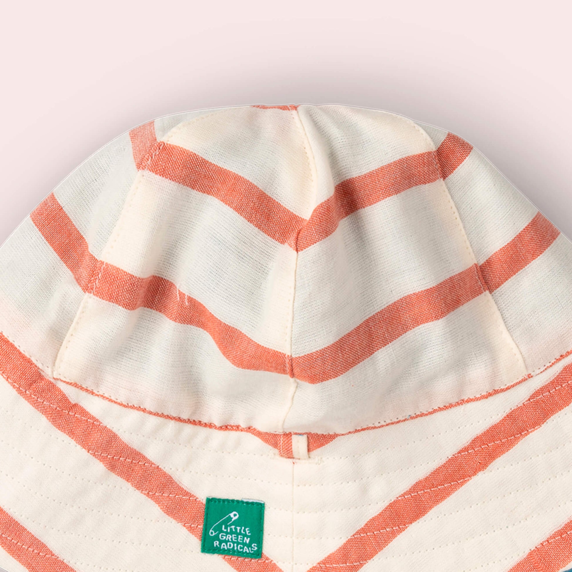 Vintage Red Stripe Reversible Sunhat Red / 06-12m
