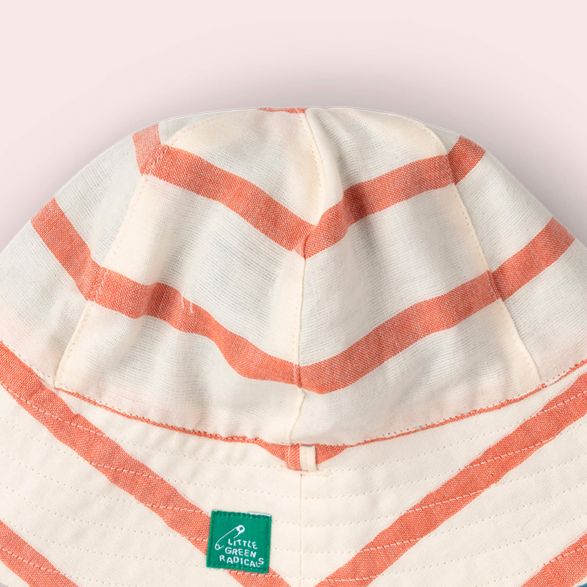 Vintage Red Stripe Reversible Sunhat Red / 06-12m
