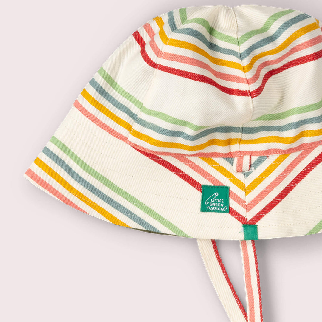 Cream Rainbow Reversible Sunhat MULTI / 06-12m