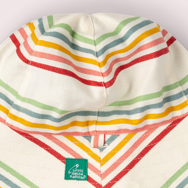 Cream Rainbow Reversible Sunhat MULTI / 06-12m