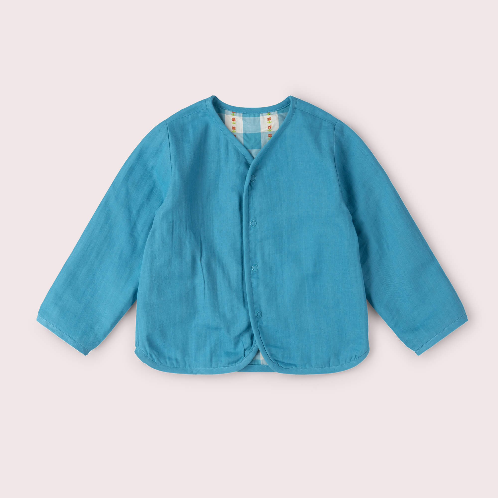 Blue Flowers Reversible Spring Jacket Blue / 18-24m