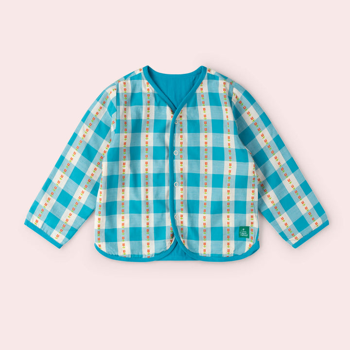 Blue Flowers Reversible Spring Jacket Blue / 18-24m