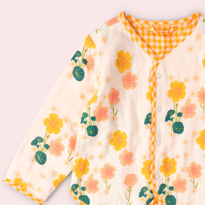 Flora Reversible Spring Jacket Cream / 18-24m