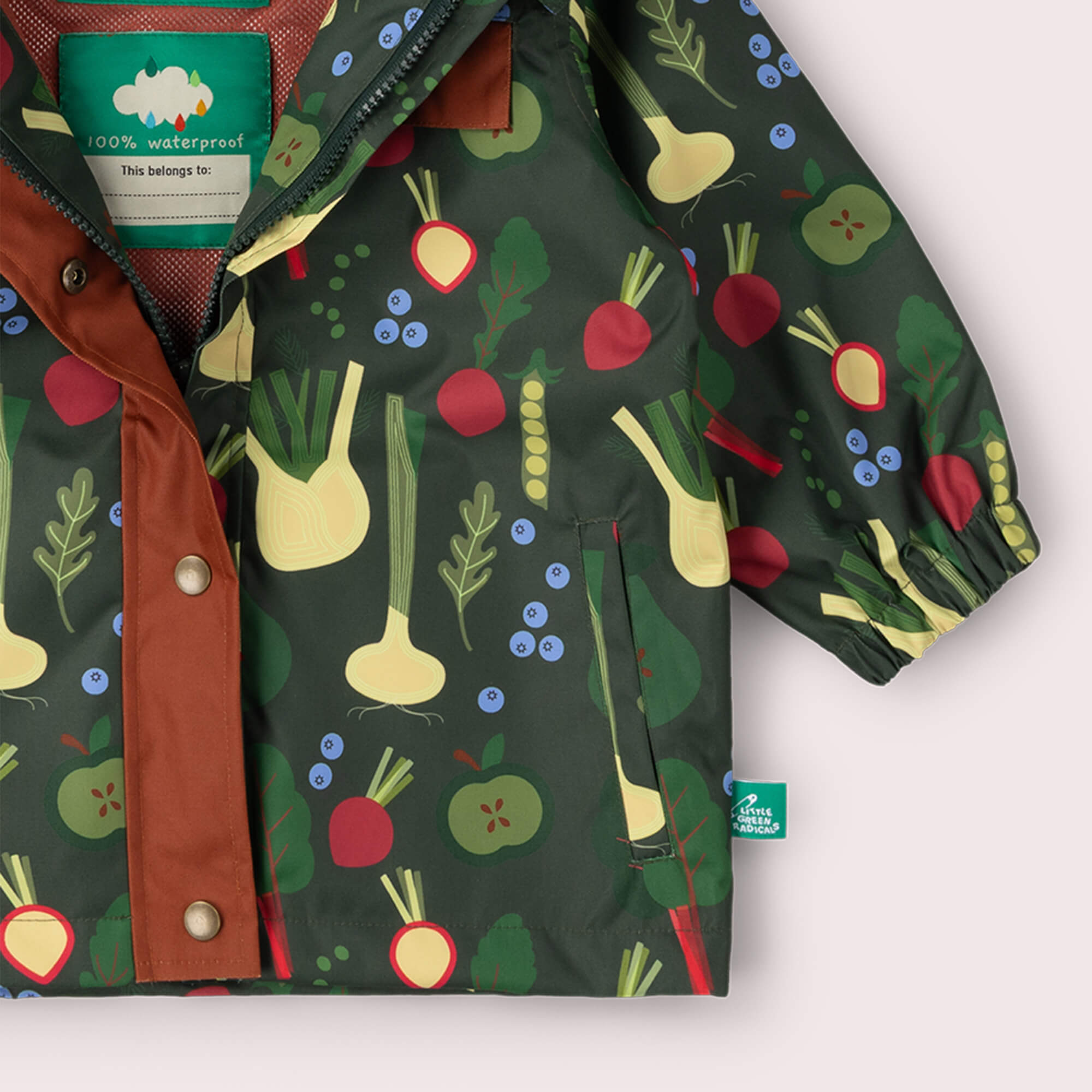 Feast Recycled Waterproof Raincoat MULTI / 7-8y