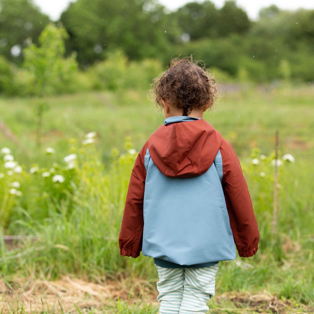 Hazy Blue Recycled Waterproof Pullover Anorak Blue / 7-8y