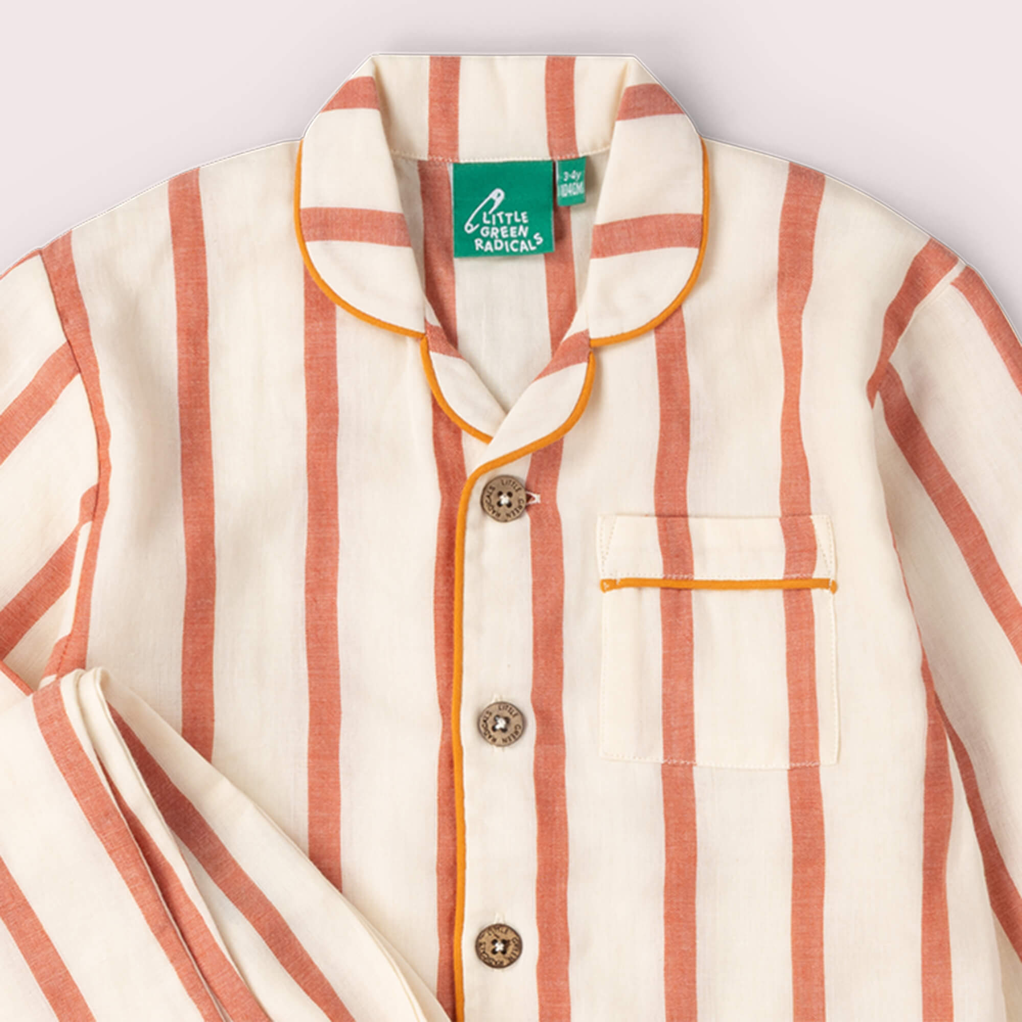 Vintage Striped Classic Pyjama Red / 18-24m