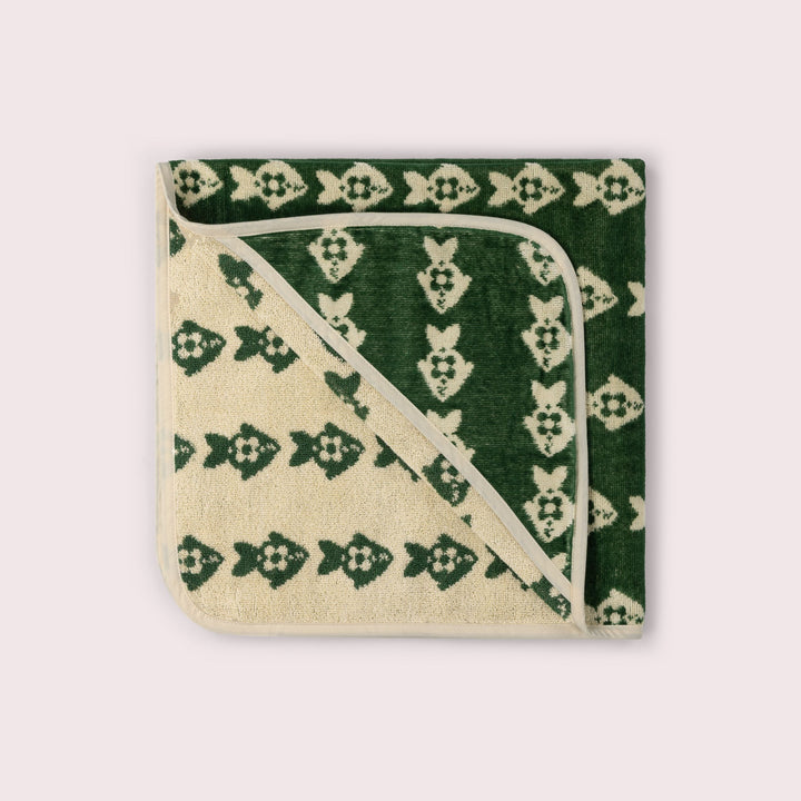 Swimming Fish Hooded Towel