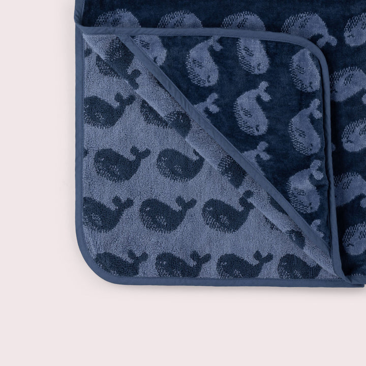 Singing Whales Hooded Towel