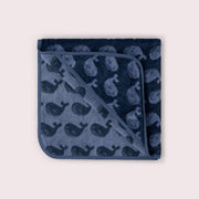 Singing Whales Hooded Towel