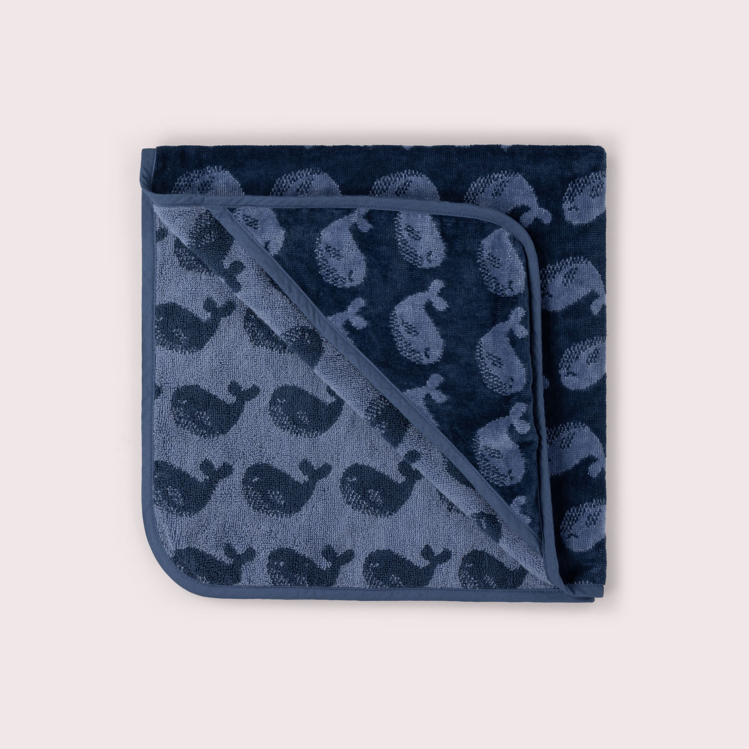 Singing Whales Hooded Towel