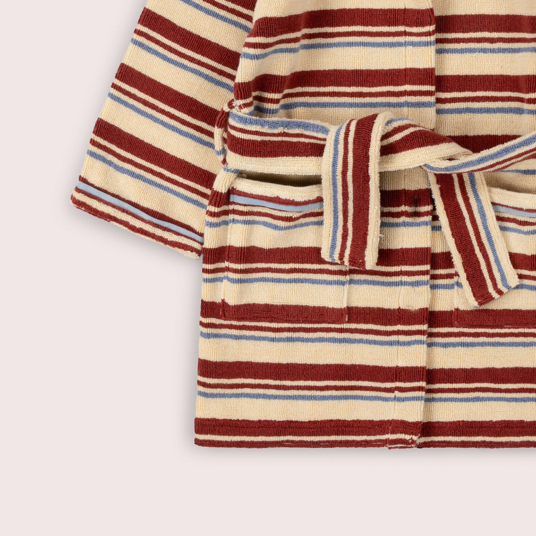 Beach Stripe Towelling Robe