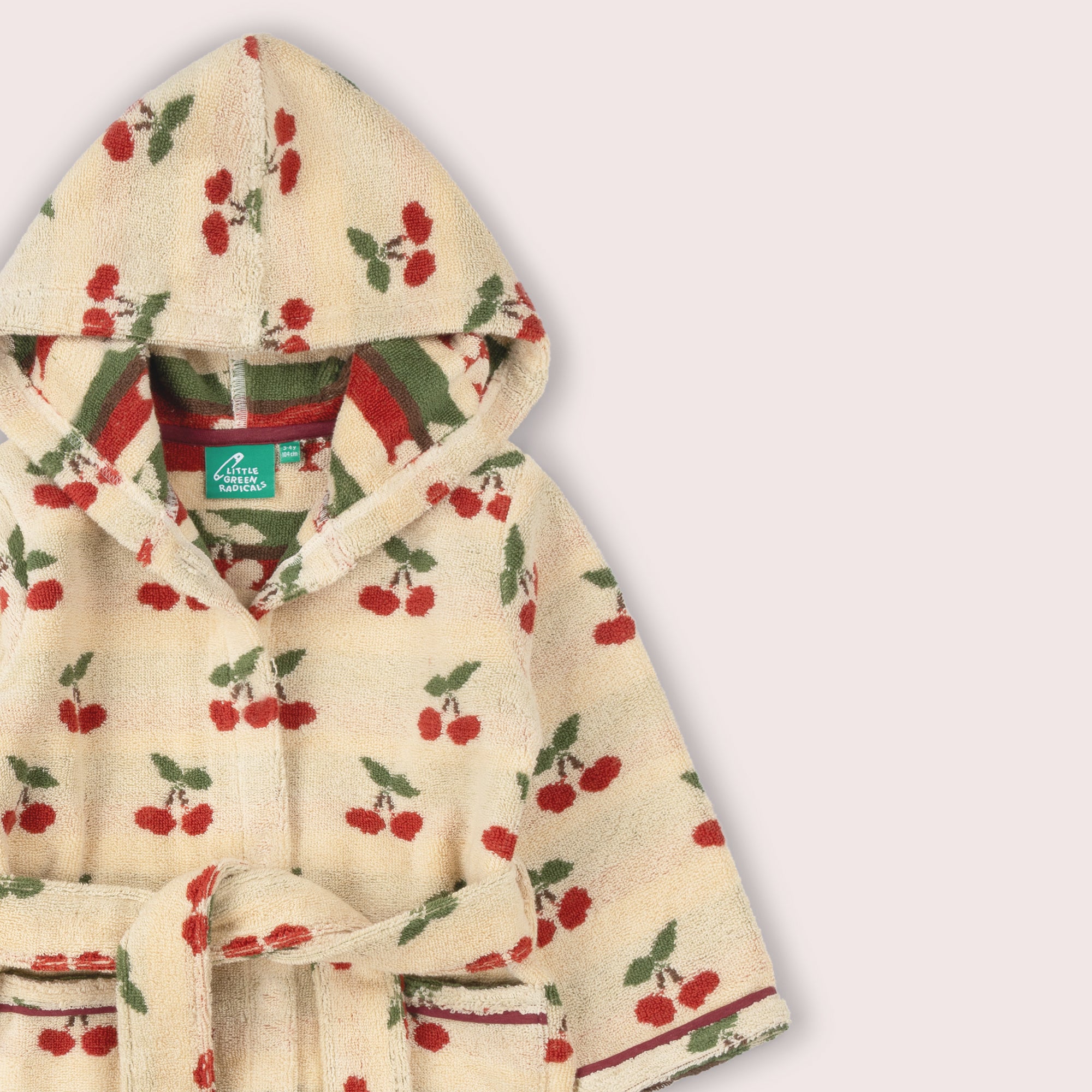 Little Cherries Towelling Robe
