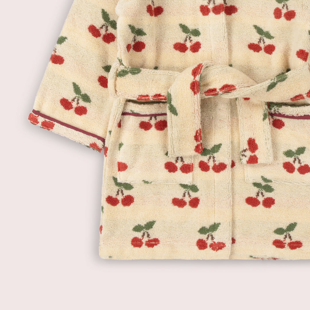 Little Cherries Towelling Robe