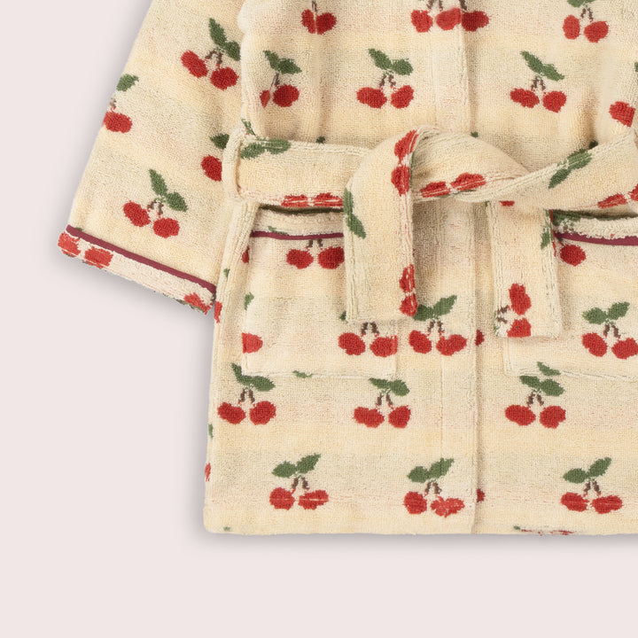Little Cherries Towelling Robe