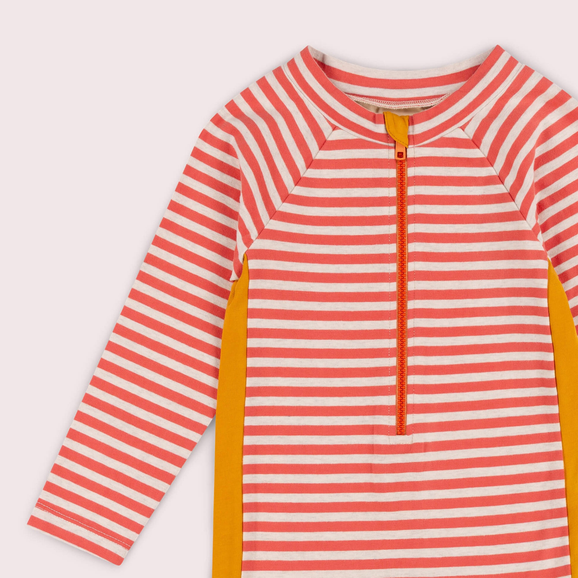Red Striped UPF 50 Sunsafe Sunsuit Red / 7-8y