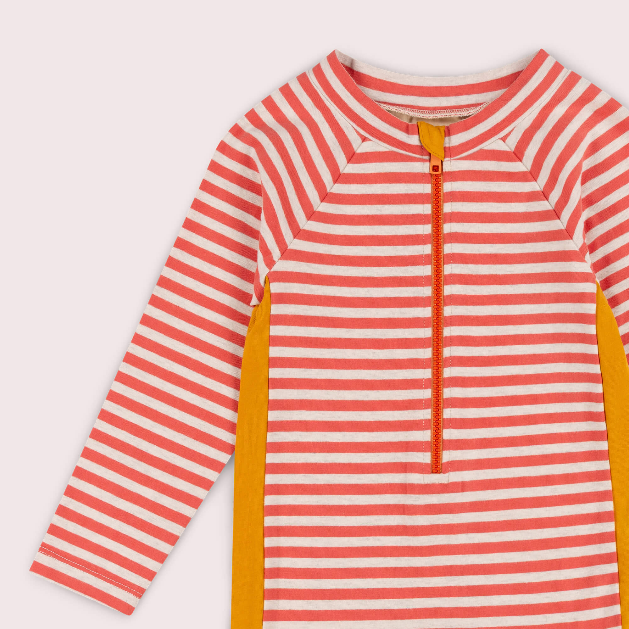 Red Striped UPF 50 Sunsafe Sunsuit Red / 7-8y