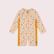 Underwater UPF 50 Sunsafe Sunsuit Cream / 7-8y