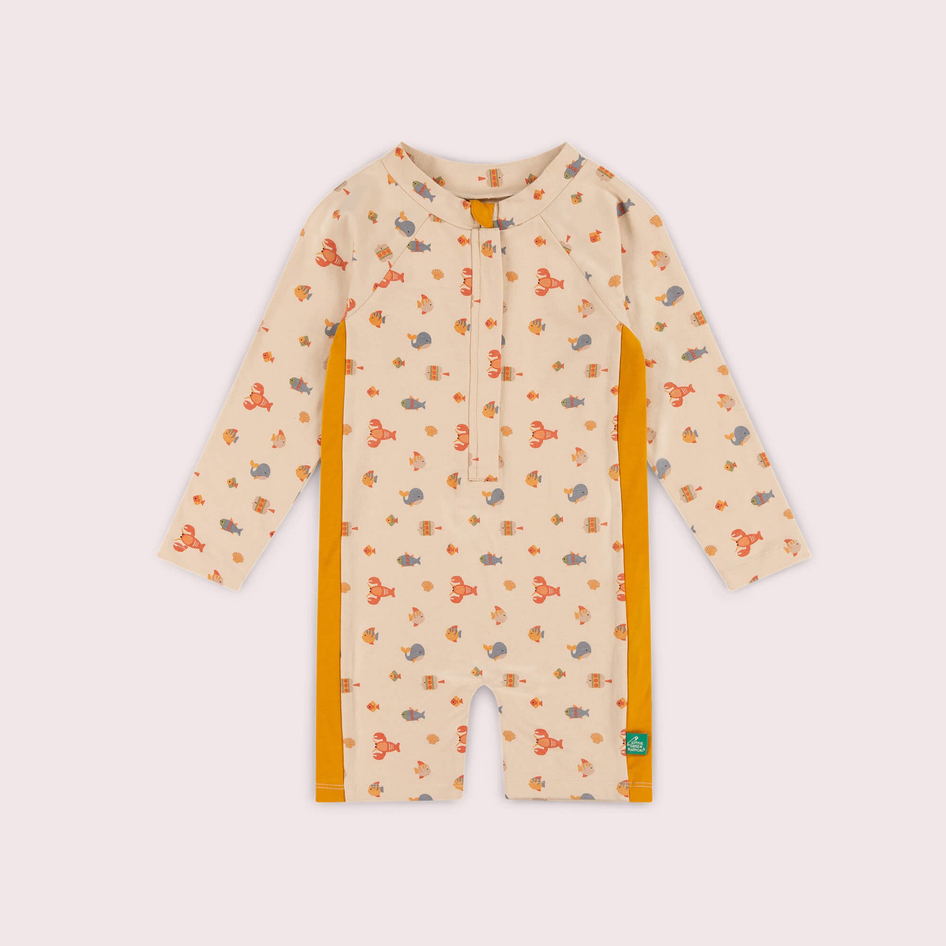 Underwater UPF 50 Sunsafe Sunsuit Cream / 7-8y