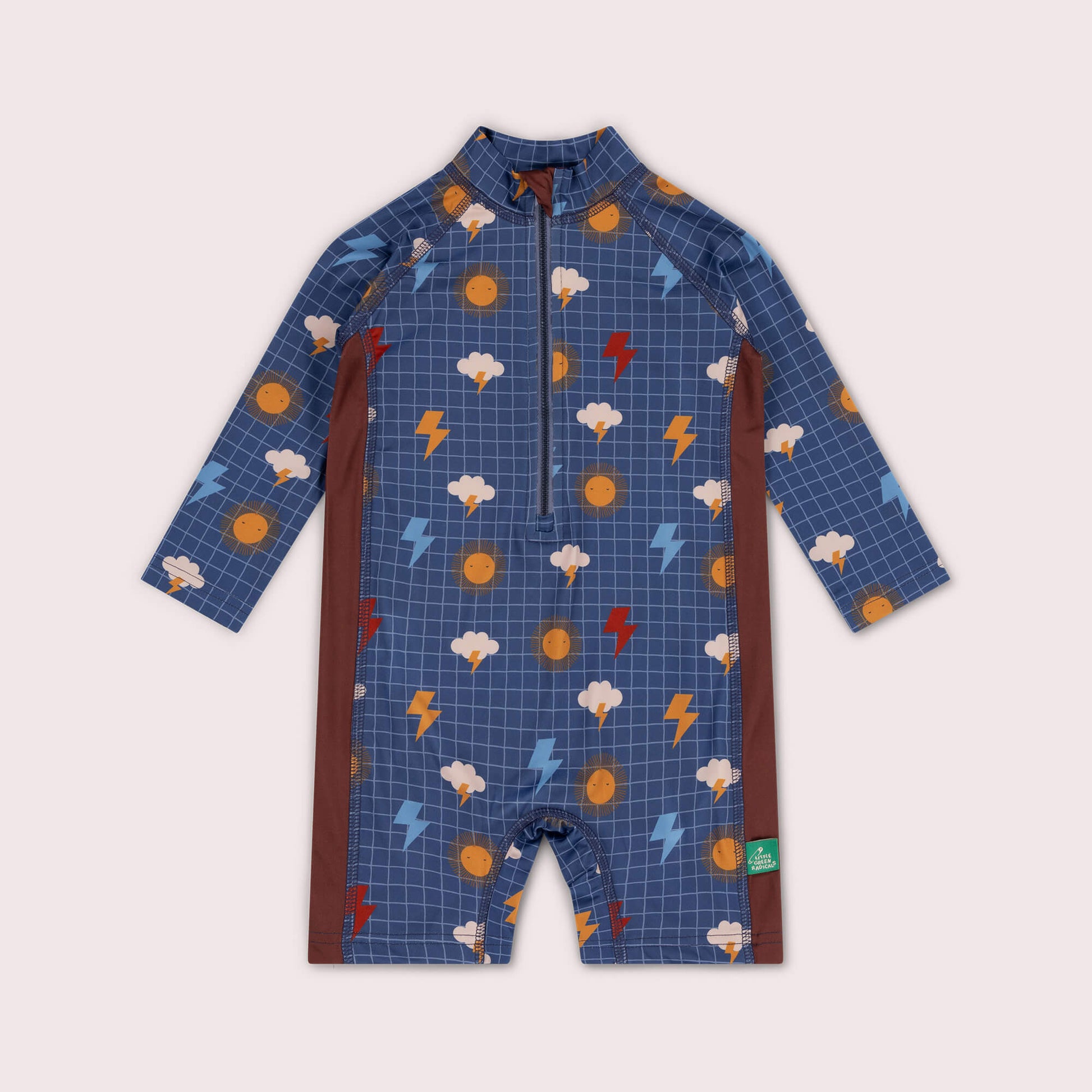 Any Weather UPF 50 Recycled Sunsafe Sunsuit Blue / 7-8y