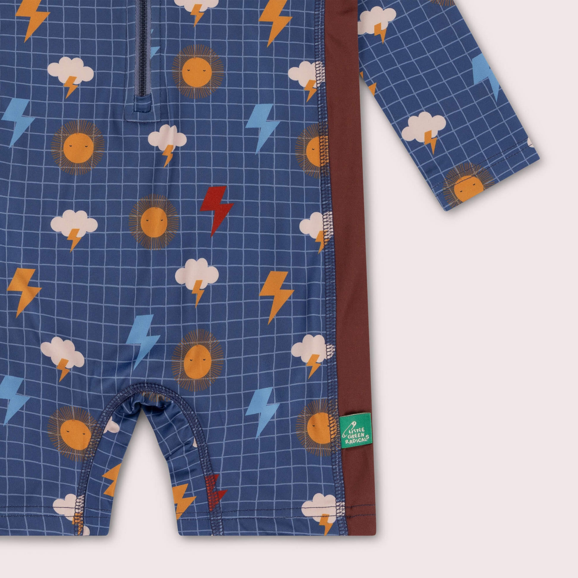 Any Weather UPF 50 Recycled Sunsafe Sunsuit Blue / 7-8y