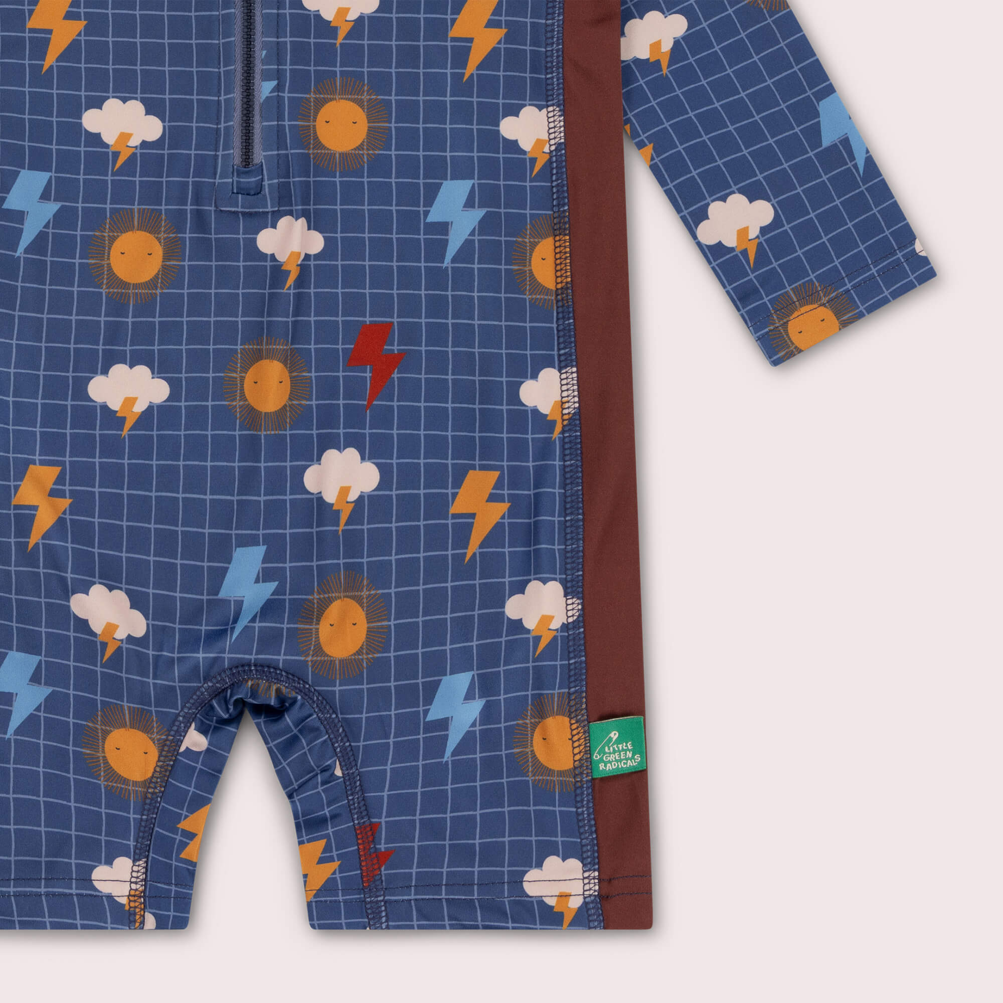 Any Weather UPF 50 Recycled Sunsafe Sunsuit Blue / 7-8y