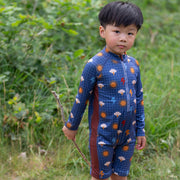 Any Weather UPF 50 Recycled Sunsafe Sunsuit Blue / 7-8y