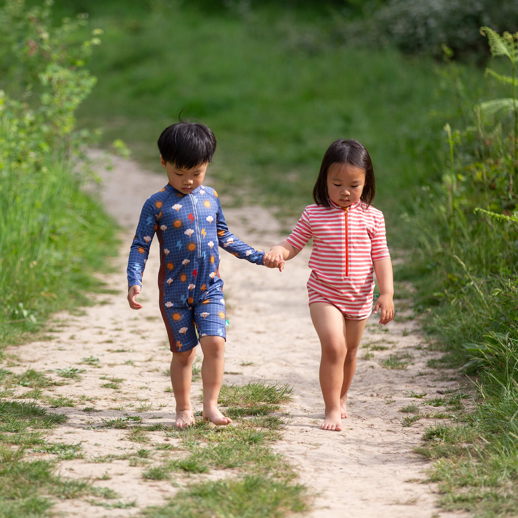 Any Weather UPF 50 Recycled Sunsafe Sunsuit Blue / 7-8y