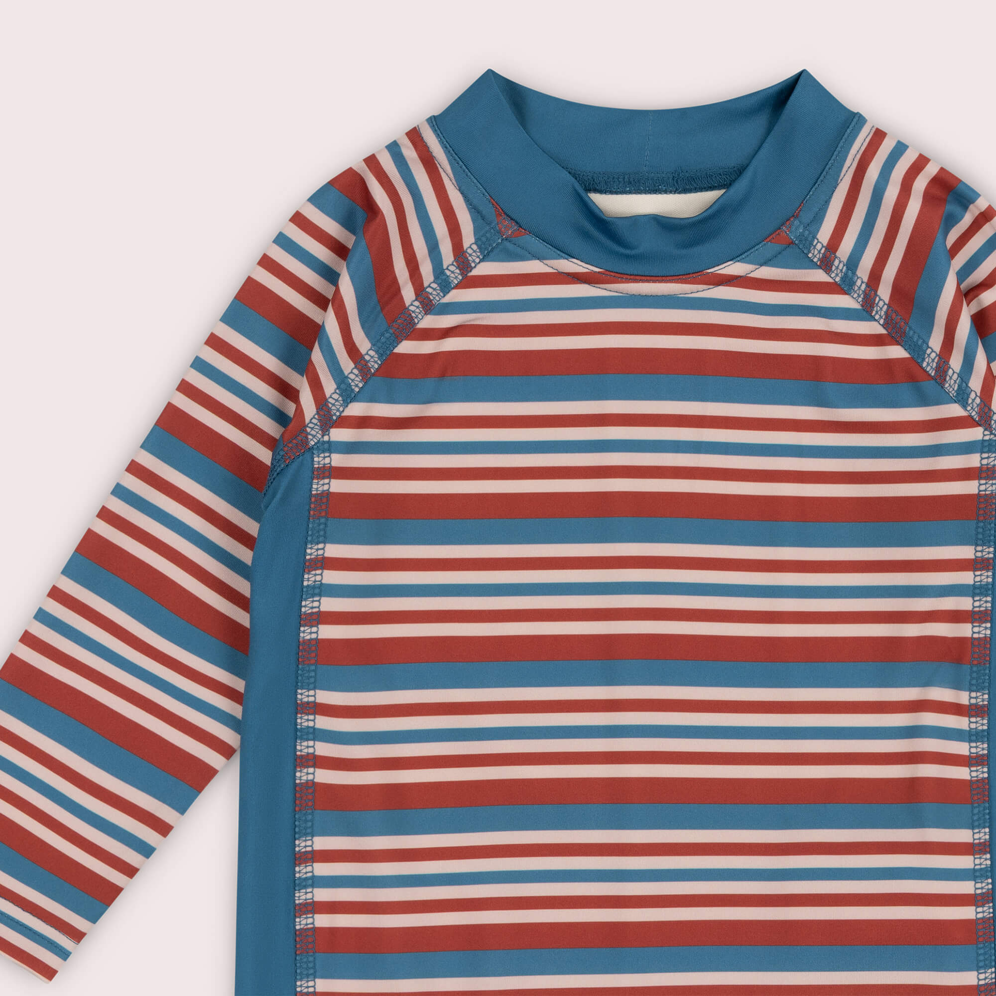 Nautical Striped UPF 50 Sunsafe Long Sleeve Rash Vest Multi / 7-8y