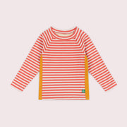 Red Striped UPF 50 Sunsafe Long Sleeve Rash Vest Red / 7-8y