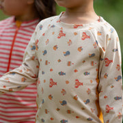 Underwater UPF 50 Sunsafe Long Sleeve Rash Vest Cream / 7-8y