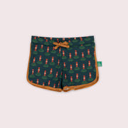 Green Blooms UPF 50 Recycled Swim Shorts Green / 7-8y