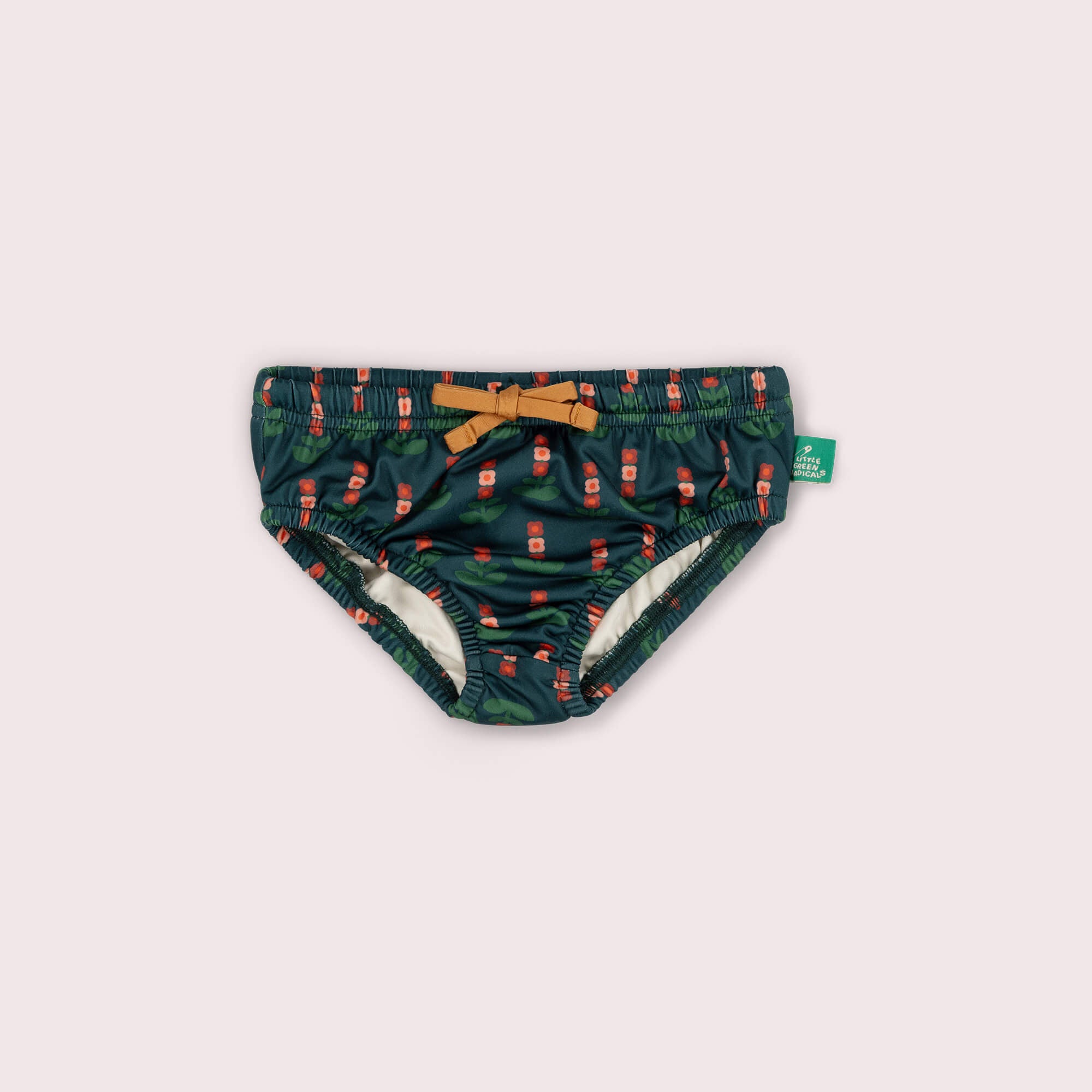 Green Blooms Reusable Swimming Nappy Green / 3-4y