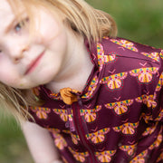 Berry Butterflies UPF 50 Recycled Short Sleeve Swimsuit Multi / 7-8y