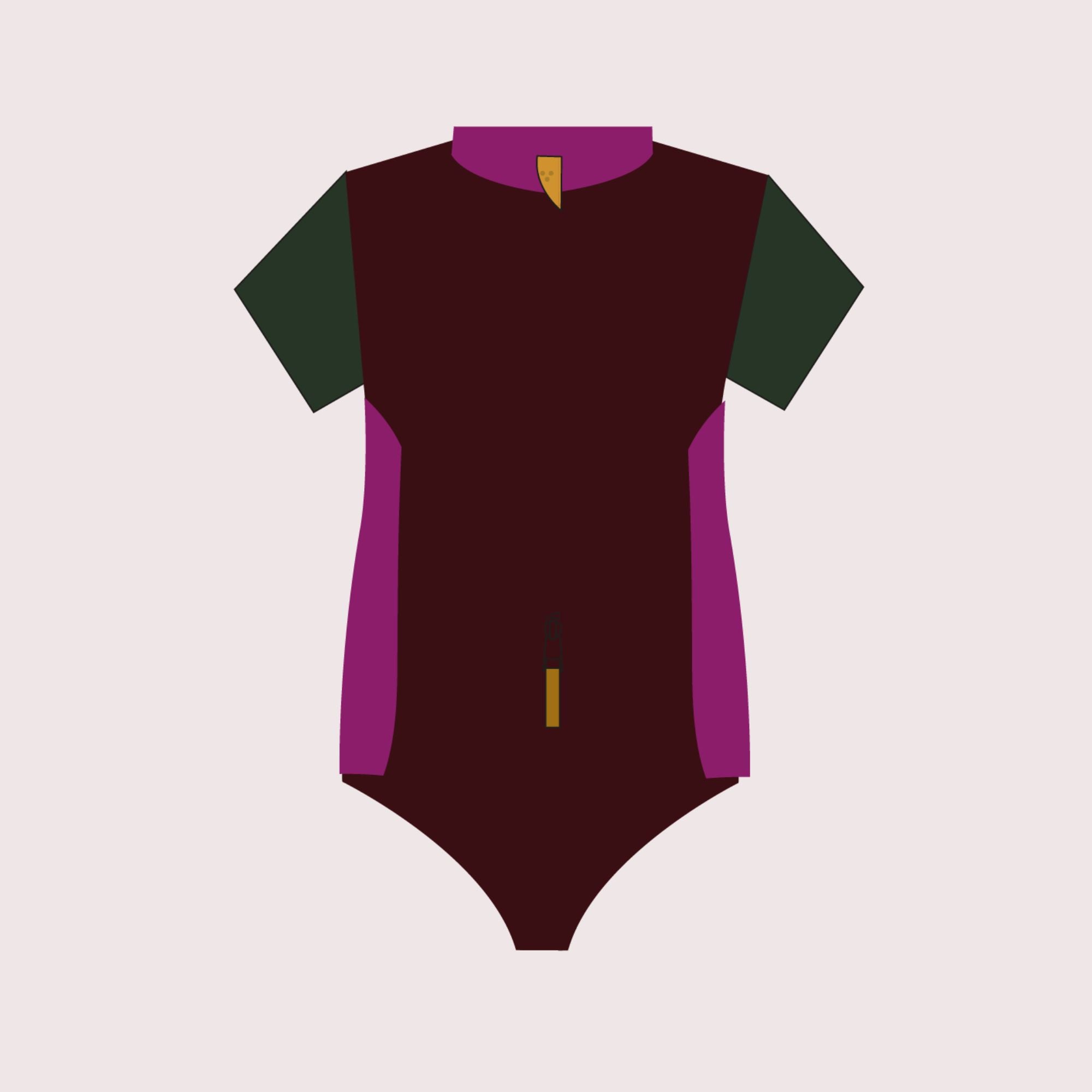Plum UPF 50 Recycled Short Sleeve Swimsuit