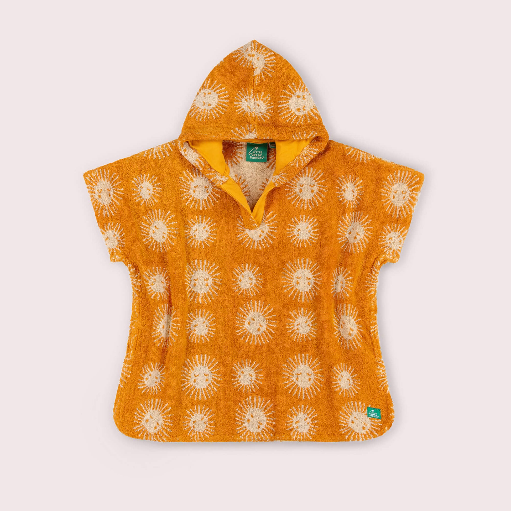 Sunshine Baby Towel Poncho Gold / 12-24m