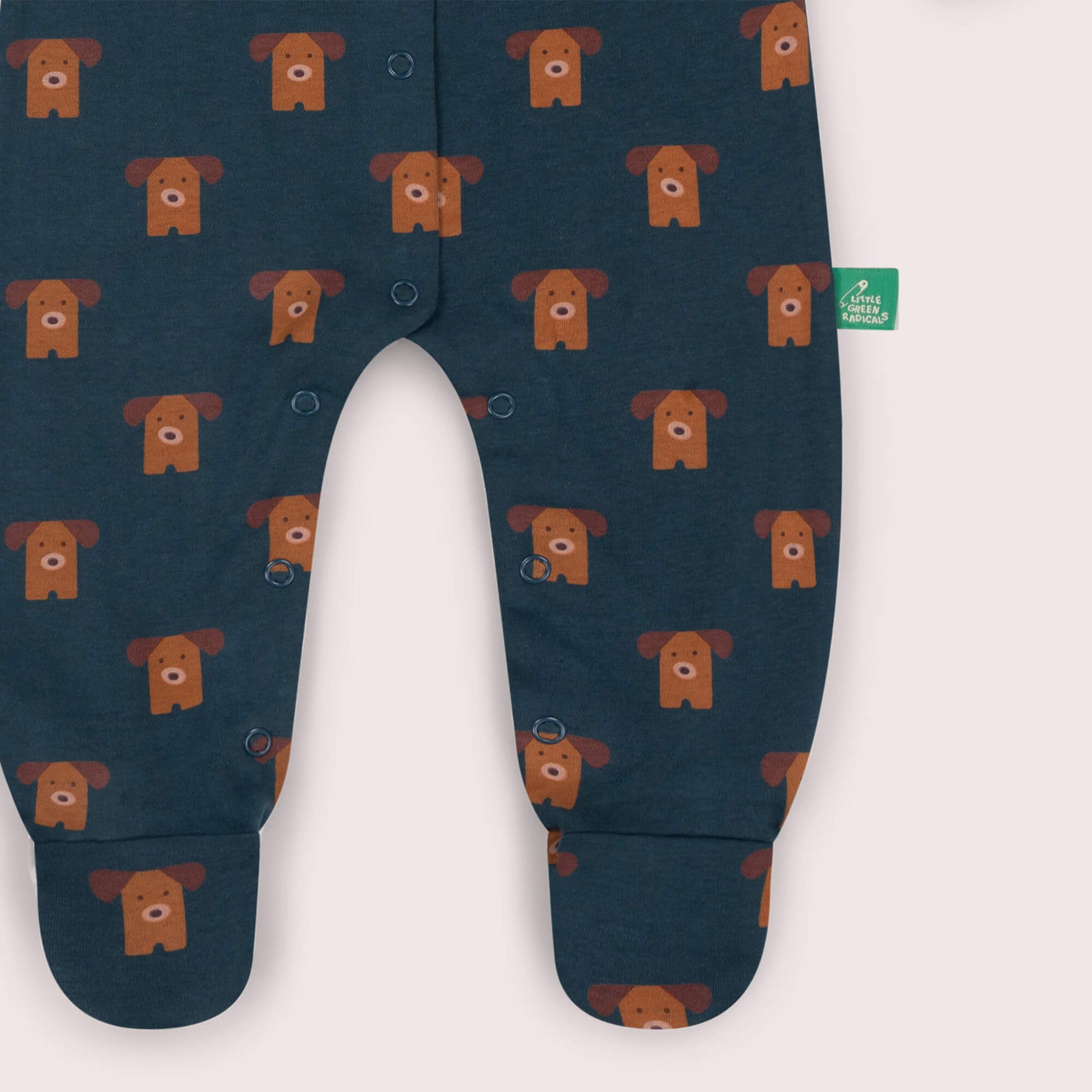 Paws Organic Babygrow Blue / 12-18m