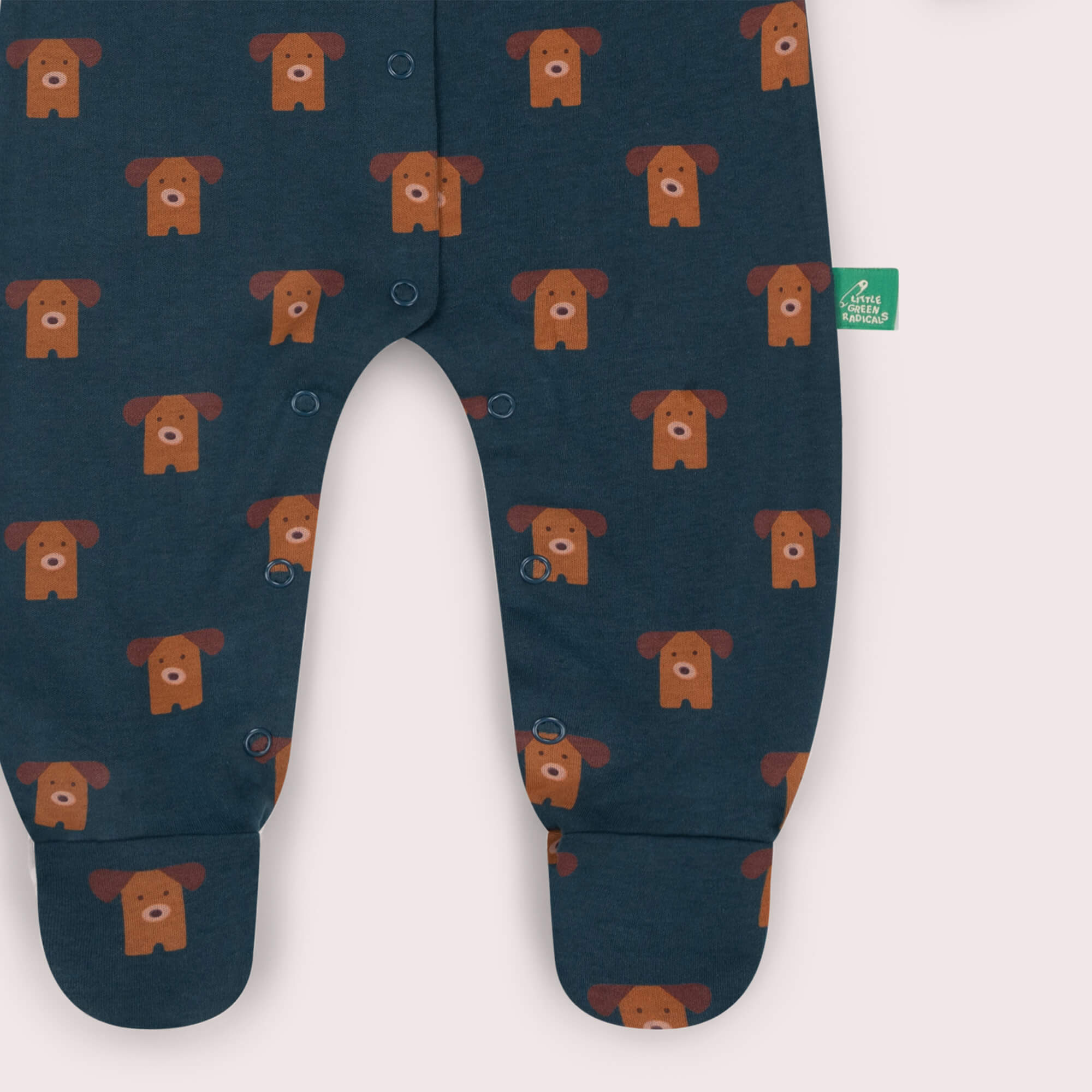 Paws Organic Babygrow Blue / 12-18m