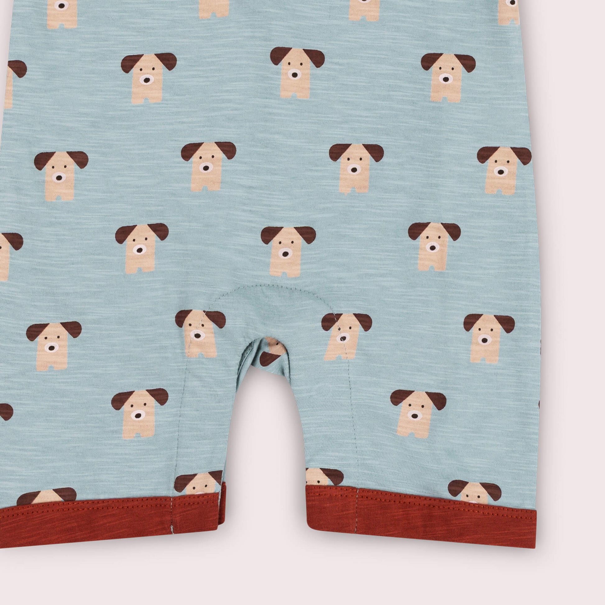 Paws Organic Summer Romper Blue / 18-24m