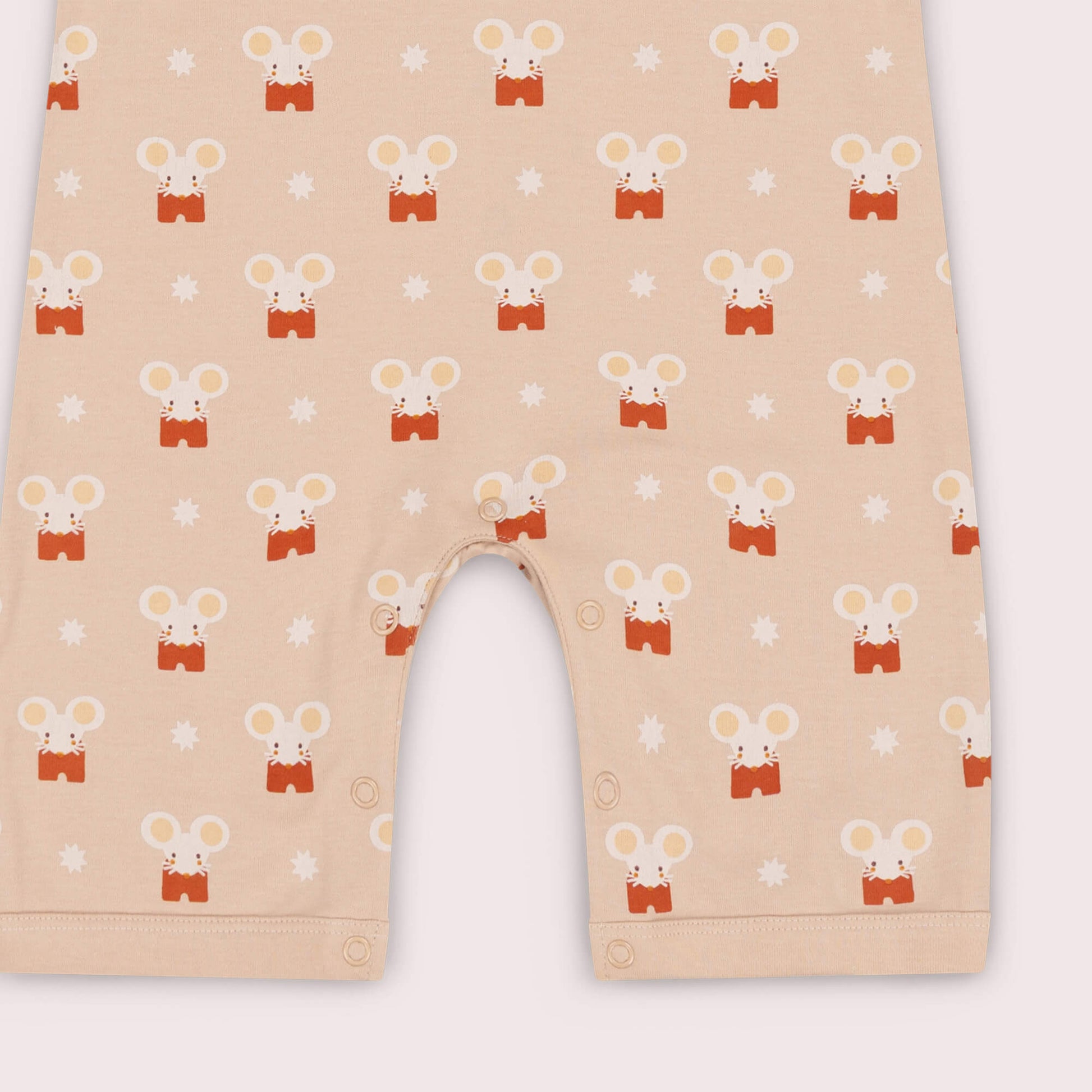 Little Mouse Organic Romper Pink / 18-24m